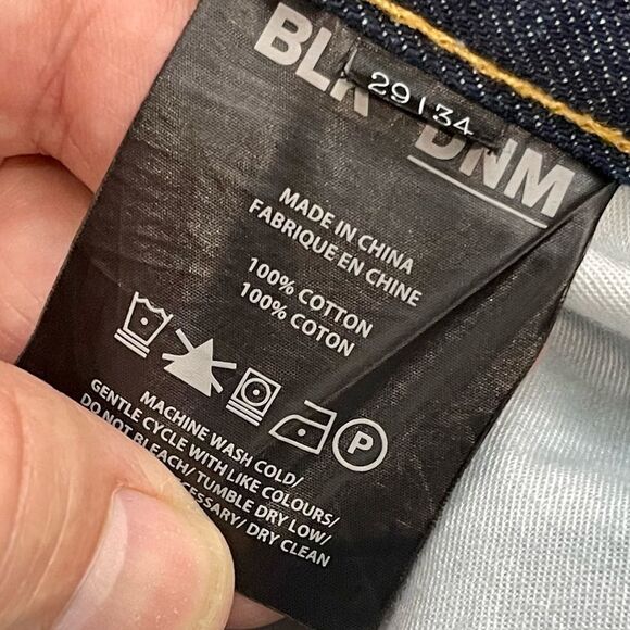 Like new! BLK DNM Selvedge Slim Straight leg Button Fly Jeans. Size 29. - Picture 6 of 12